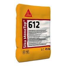 Sika® MonoTop®-612 (Wet sprayed/hand placed fibre reinforced repair mortar)